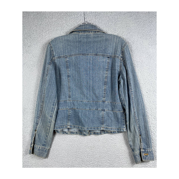 Bill Blass Jeanswear Women's Denim Jacket Size PS Vintage Jean - Picture 2 of 11